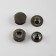 Installation button, alpha (S-shaped), d = 15 mm, black nickel color