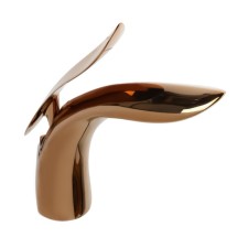 Zein Z3883 sink mixer, interior, height 15cm, brass, Rose Gold