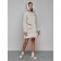 Coat insulated winter female, size 48, beige color