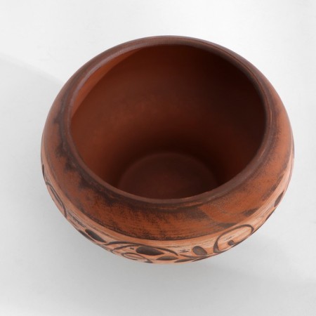 Angob pot for hot, 0.6l, 13 x 14 x 14cm-2