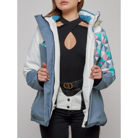 Ski suit female, size 42, white color-11