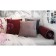 Pillowcase "Tamila", size 45x45 cm, burgundy color