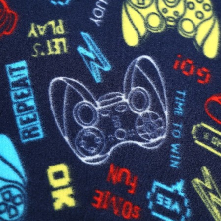 Gamer Palace multi -colored 130x170cm, fleece 160g/m, PE100%-1