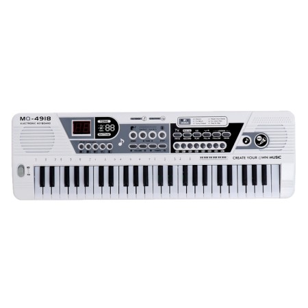 Synthesizer "Musician" with a microphone, 49 keys, works on a network and from batteries-2
