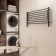 Terminus electric heated towel rail "Horizon" P8, 1000x600 mm, Black Muars