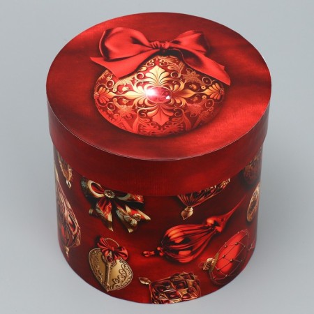 A set of gift boxes 5 in 1 “Classic New Year”, 13 x 14–19.5 x 22 cm, New Year-12