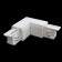The internal corner Connector for the Technical TRA005CL-31W-R PAY STRECK system, 9.9x9.9x3.2 cm, white color