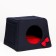 Transformer House "Samanka" 45 x 45 x 36 cm, red-blue