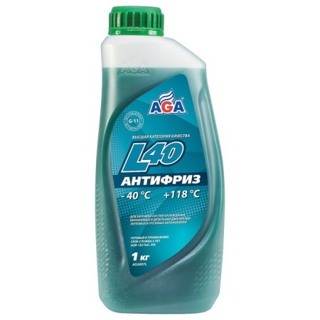 Tosol ready -made AGA -40C/+118C blue -green, 1 kg