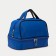 Cosmetic bag, 2 parts on zippers, blue color