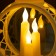 Spick "Candles" LED white 9.7x16.5x25 cm