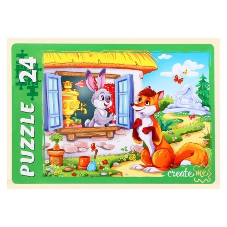 Maxi-Puzzles "Zayushkina hut", 24 elements-1