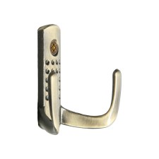 Furniture tundra hook TKD011, two -rod, bronze, 4 pcs TMP