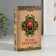 Safe Brush Tree to the leatherette "Russian heroes" 3d embossing 21x13x5 cm