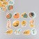Stickers for creativity "Abstraction" embossing gold set 48 pcs 9x7x0.8 cm
