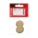 Door digit "8" tundra, plastic, chromium color, 1 pc.