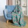 Dragon blanket 130x170cm, gray, fleece 150g/m, PE100%