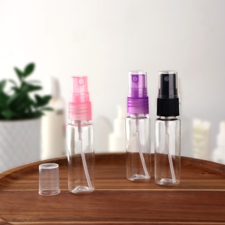 A bottle for storage, with a sprayer, 25 ml, color mix/transparent-2