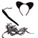 Carnival costume adult "woman - cat", rim, tail, mask