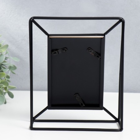 Photo frame Metal in 1 photo 10x15 cm "Loft. Space" Black 22x17.3x6.5 cm-3