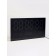 Electronic wall clock, calendar and thermometer, 47.5 x 25.3 cm, white numbers 10.8 x 5.3 cm 10766