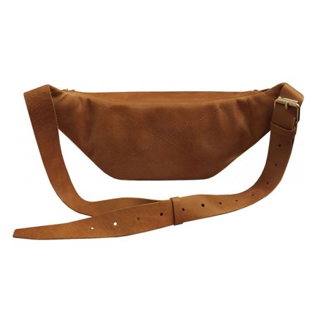 Waist bag, 2 parts on a zipper, adjustable belt, redhead color-3
