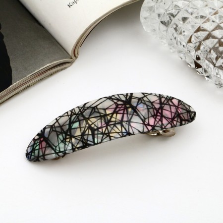 Hair hair clip "Toliman" web, 8 cm