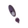 Vibroyaito C with imitation frictions Jos Bumpy, silicone, purple, 9 cm