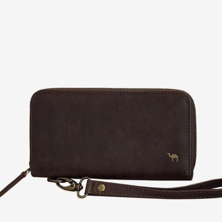 Male purse-clatch, brown color