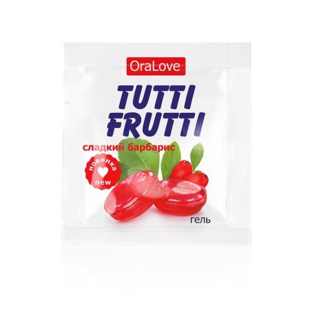 Tutti-Frutti Oralove Gel Master Sweet Barberry, Water-based, 4 g