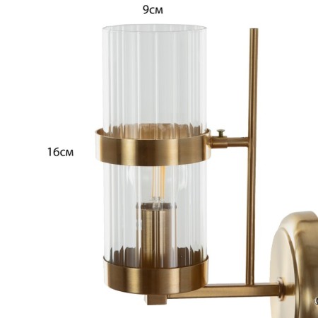Sconces 2834/1W AB bronze 1x40W E14 16x12x27cm-4