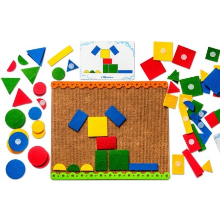 A rug with geometric mosaic "The World"-1