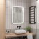 The bathroom mirror Uperwood Foster 60x80 cm, with LED backlight