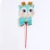 Foil ball 15 "Olenenok", turquoise, on a stick