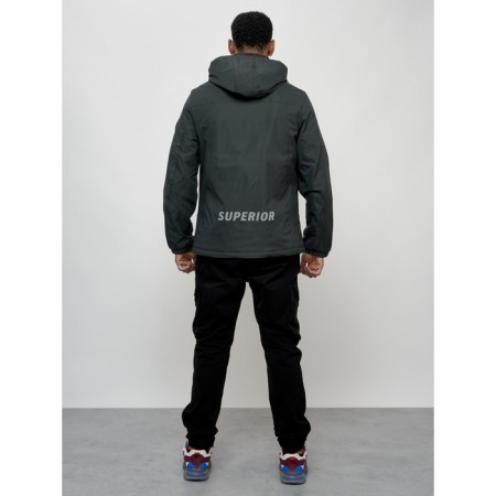 Sports male jacket, size 56, dark gray color-13