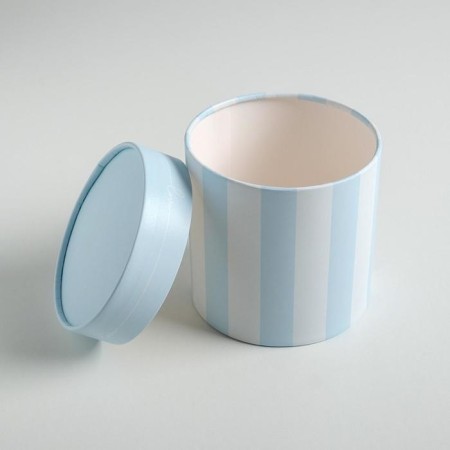 A set of boxes of thin cardboard 4 in 1, gift packaging, “stripes”, 12 x 12 - 20 x 20 cm-8