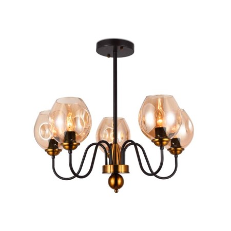 Ambrella Light Traditional, 5x40W E27, Coffee color, gold-1