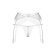 Panties and belt for stockings Softline Collection, white color, size m/l