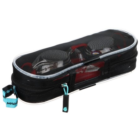 Spurt Mirror swimming glasses, red/black color-3