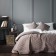 Kaspian set: covering 160 x 220 cm, pillowcase 40 x 40 cm - 2 pcs, cappuccino color
