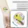 Tattoo on the body color "chameleon on a branch - change" 6x6 cm