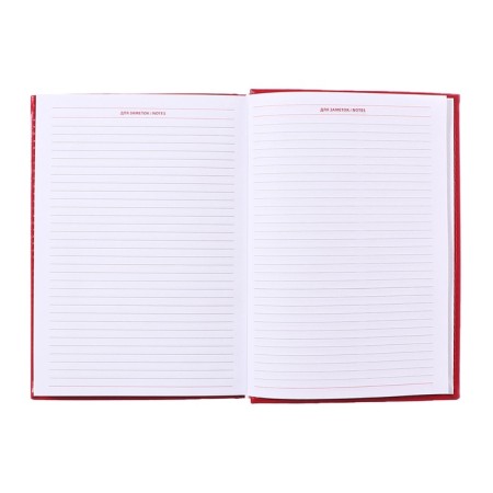 Deliciper of Leduced A5, 160 sheets of Nebraska, perforation of corners, red-17