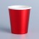 Paper cup, set 6 pcs., Red color