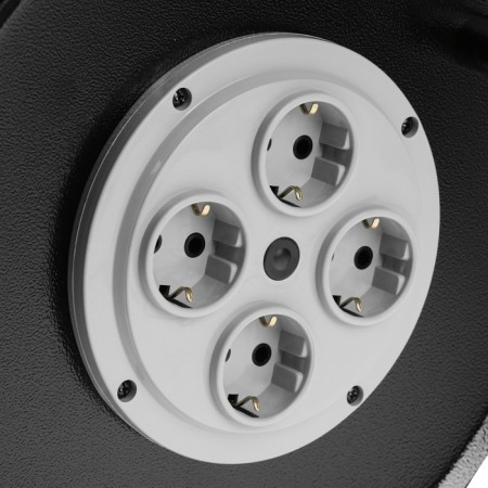 An extension cord on a coil 30 m, 16 a, 250 V, IP20, PVS 3x2.5, frame metal-1