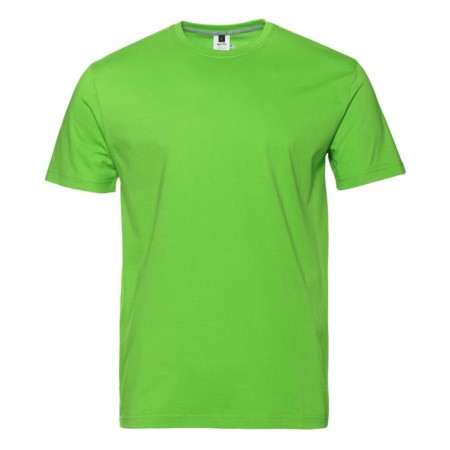 Male T-shirt, size 46, bright green color