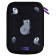 Penal-football is soft 165 x 235 x 30 mm, textile, Phoenix "Cute Gothic" 64994