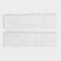 A set of interchangeable nozzles for a window mop with a sprayer Raccoon, 2 pcs, 25 × 6 cm, white color