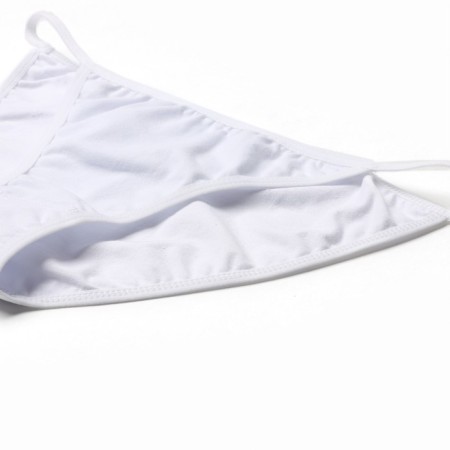 Cowards of women's tanga, white color, size 46-4