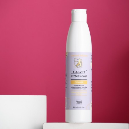 A tool for degreasing nails and removing the sticky layer of Cleaner "Seductive banana", 250 ml