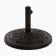 Umbrella stand, black, 48.5 x 34 cm, for umbrellas with pipe diameter 38/48 mm